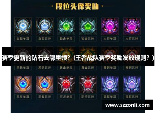 赛季更新的钻石去哪里领？(王者战队赛季奖励发放规则？)